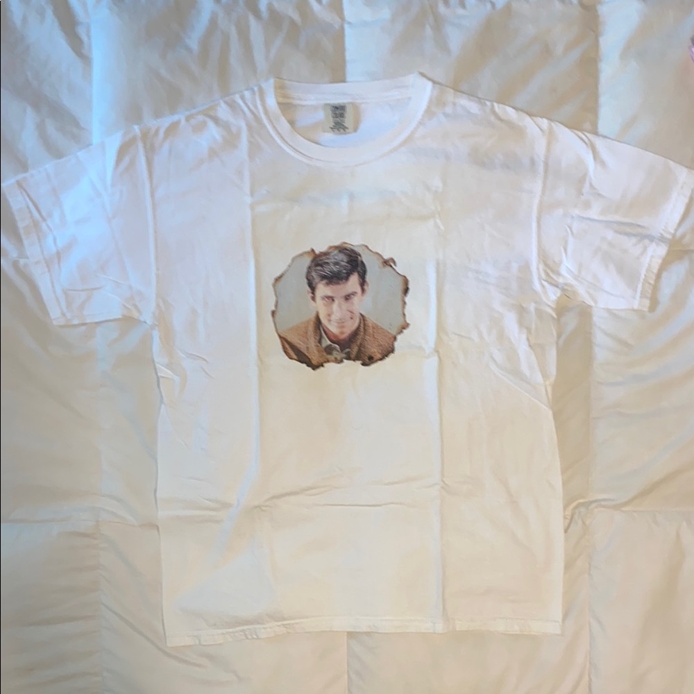 Comfort Colors Custom Colorized Norman Bates White Short Sleeve Tee